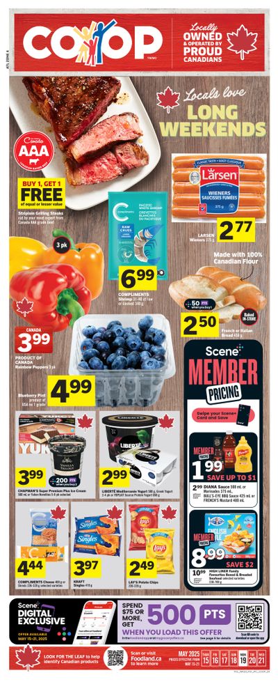 Foodland Co-op Flyer May 15 to 21 Foodland Co-op Flyer May 15 to 21