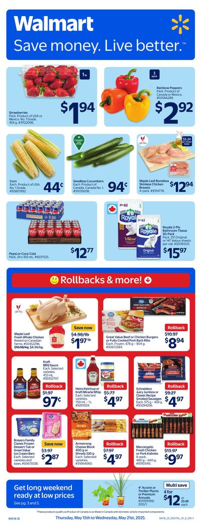 Walmart (ON) Flyer May 15 to 21