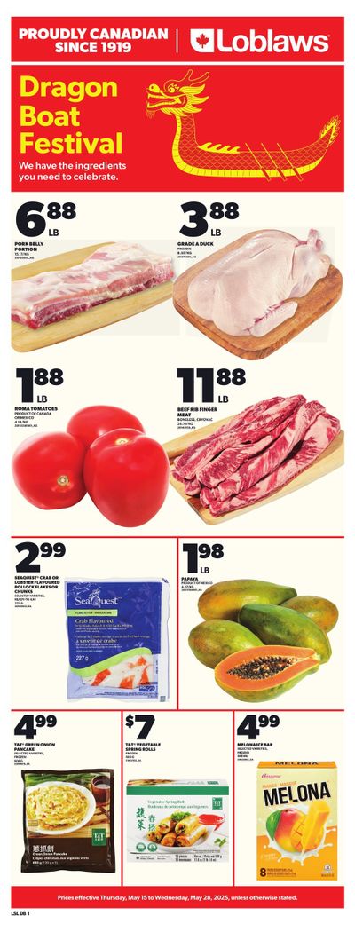 Loblaws (ON) Dragon Boat Festival Flyer May 15 to 28