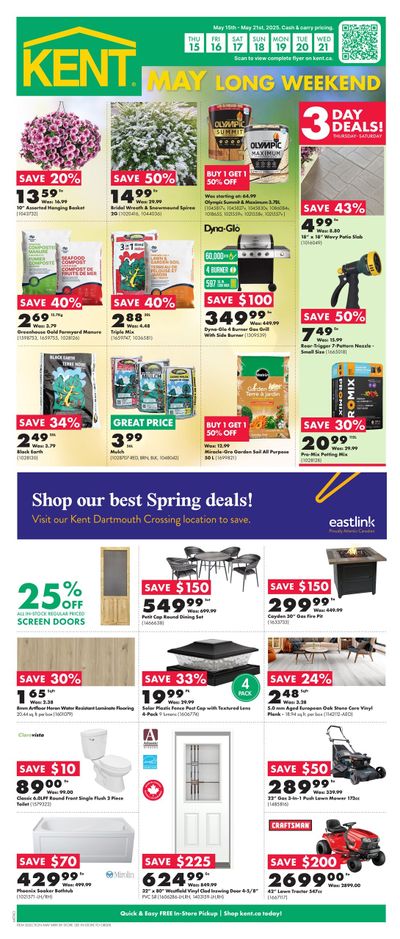 Kent Building Supplies Flyer May 15 to 21 Kent Building Supplies Flyer May 15 to 21