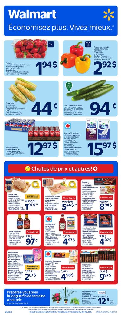 Walmart (QC) Flyer May 15 to 21