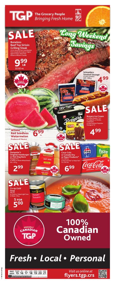 TGP The Grocery People Flyer May 15 to 21 TGP The Grocery People Flyer May 15 to 21