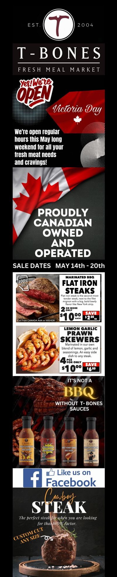 T-Bone's Flyer May 14 to 20 