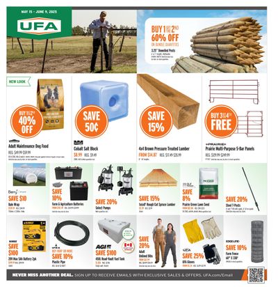 UFA Co-operative Limited Flyer May 15 to June 9 UFA Co-operative Limited Flyer May 15 to June 9