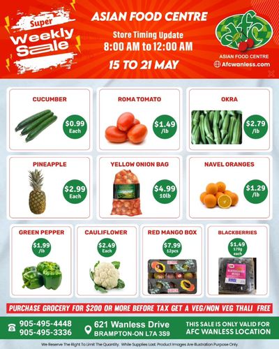 Asian Food Centre (Wanless Dr.) Flyer May 15 to 21 Asian Food Centre (Wanless Dr.) Flyer May 15 to 21