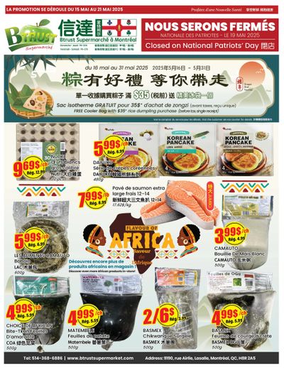 Btrust Supermarket (Montreal) Flyer May 15 to 21 Btrust Supermarket (Montreal) Flyer May 15 to 21