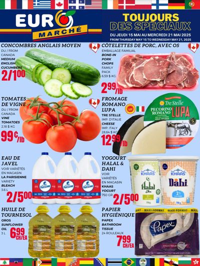 Euro Marche Flyer May 15 to 21 Euro Marche Flyer May 15 to 21