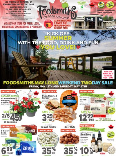 Foodsmiths Flyer May 15 to 22 Foodsmiths Flyer May 15 to 22