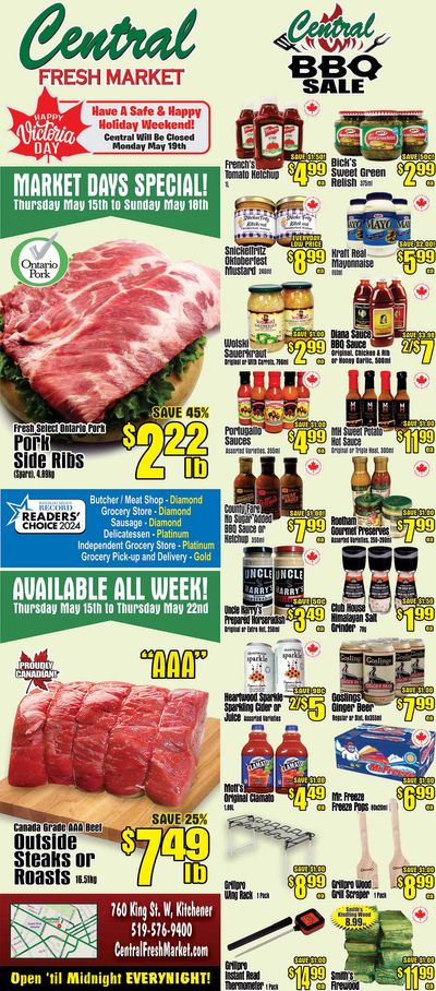 Central Fresh Market Flyer May 15 to 22 Central Fresh Market Flyer May 15 to 22