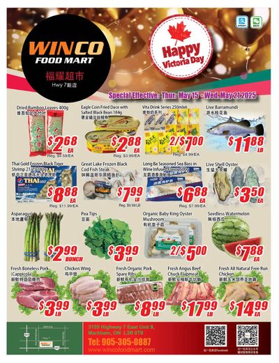 WinCo Food Mart (HWY 7) Flyer May 15 to 21
