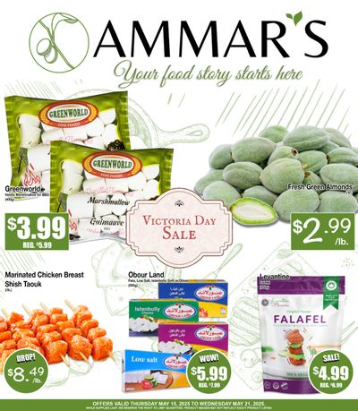 Ammar's Halal Meats Flyer May 15 to 21 Ammar's Halal Meats Flyer May 15 to 21