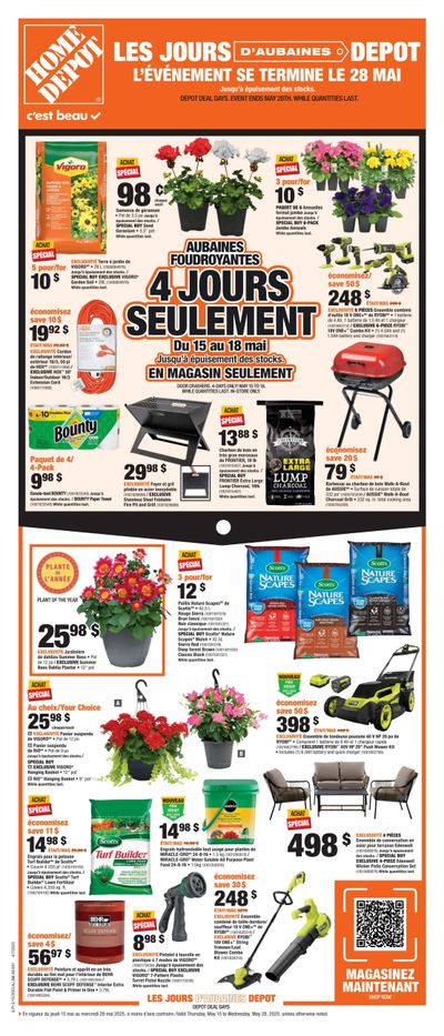 Home Depot (QC) Flyer May 15 to 28