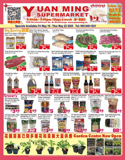 Yuan Ming Supermarket Flyer May 16 to 22 Yuan Ming Supermarket Flyer May 16 to 22