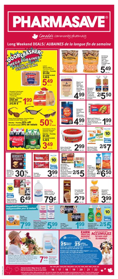 Pharmasave (NB) Flyer May 16 to 22