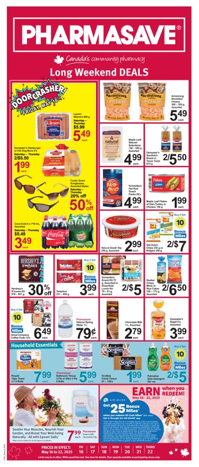 Pharmasave (Atlantic) Flyer May 16 to 22