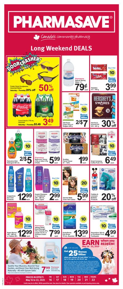Pharmasave (ON) Flyer May 16 to 22 Pharmasave (ON) Flyer May 16 to 22