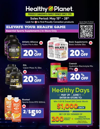Healthy Planet Flyer May 15 to 28