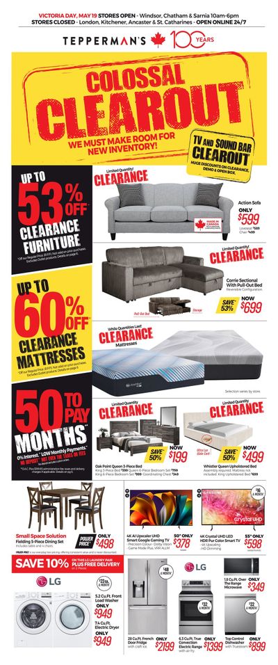 Tepperman's Flyer May 16 to 22