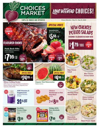 Choices Market Flyer May 15 to 21