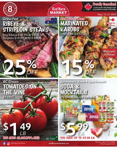 Red Barn Market Flyer May 15 to 21 Red Barn Market Flyer May 15 to 21