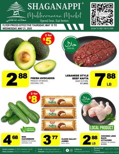 Shaganappi Mediterranean Market Flyer May 15 to 21