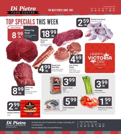 Di Pietro Food Centre Flyer May 15 to 21 Di Pietro Food Centre Flyer May 15 to 21