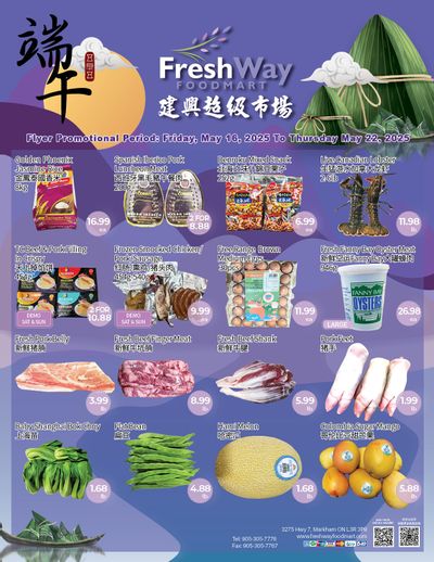 FreshWay Foodmart Flyer May 16 to 22