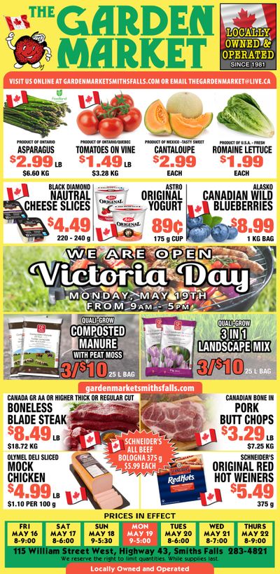 The Garden Market Flyer May 16 to 22
