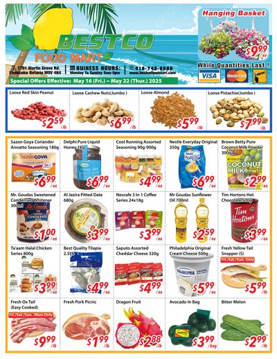 BestCo Food Mart (Etobicoke) Flyer May 16 to 22