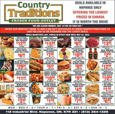 Country Traditions Flyer May 15 to 22 Country Traditions Flyer May 15 to 22