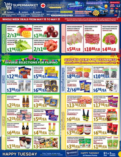 88 Supermarket Flyer May 15 to 21 88 Supermarket Flyer May 15 to 21