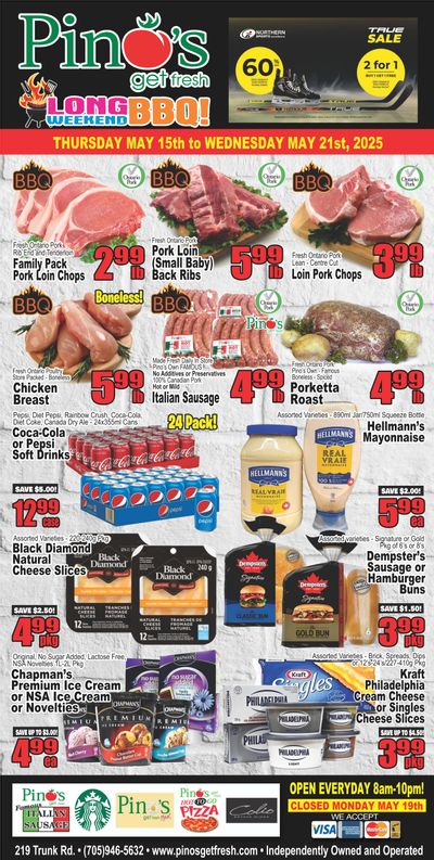 Pino's Flyer May 15 to 21