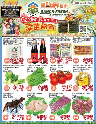 Ranch Fresh Supermarket Flyer May 16 to 22 Ranch Fresh Supermarket Flyer May 16 to 22