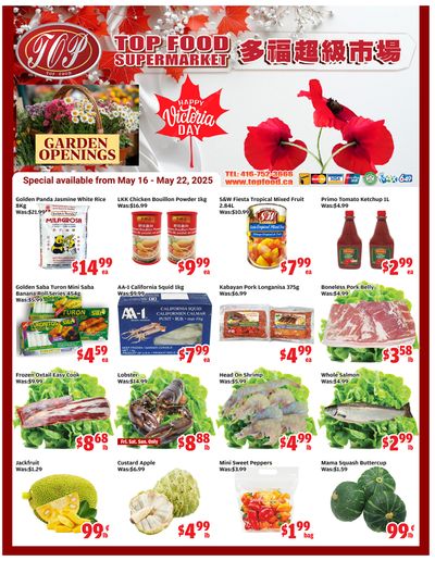 Top Food Supermarket Flyer May 16 to 22 Top Food Supermarket Flyer May 16 to 22