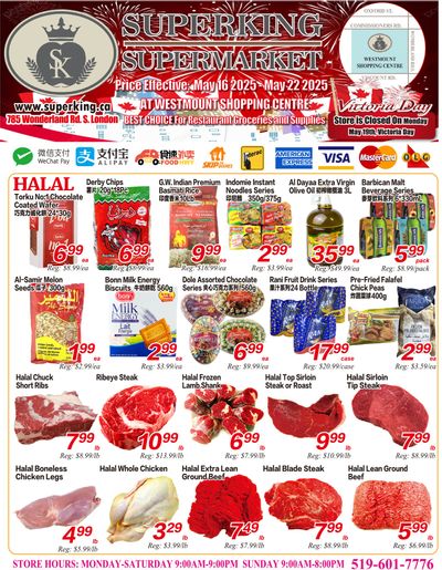 Superking Supermarket (London) Flyer May 16 to 22