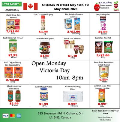 Little Basket Flyer May 16 to 22