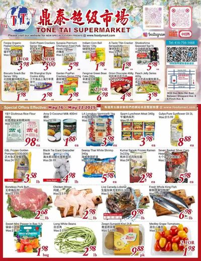 Tone Tai Supermarket Flyer May 16 to 22