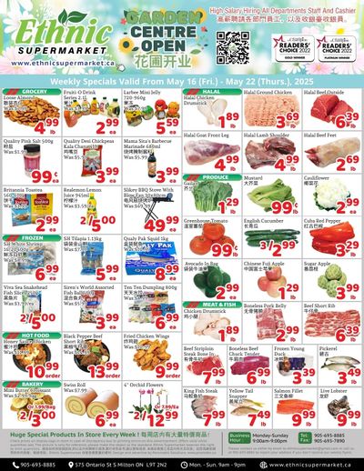 Ethnic Supermarket (Milton) Flyer May 16 to 22