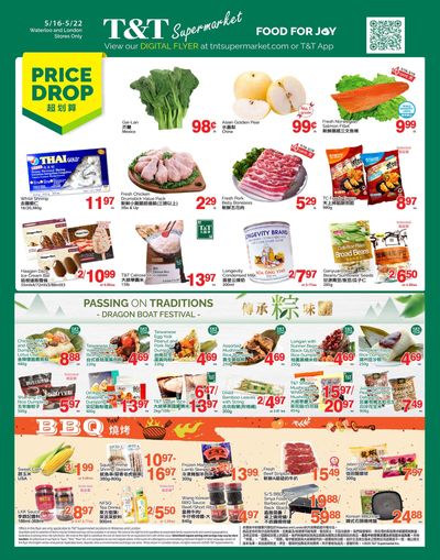 T&T Supermarket (London & Waterloo) Flyer May 16 to 22