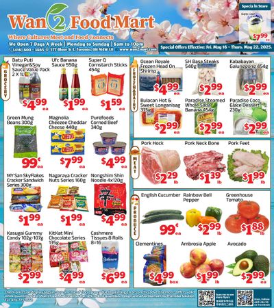 Wan 2 Food Mart Flyer May 16 to 22