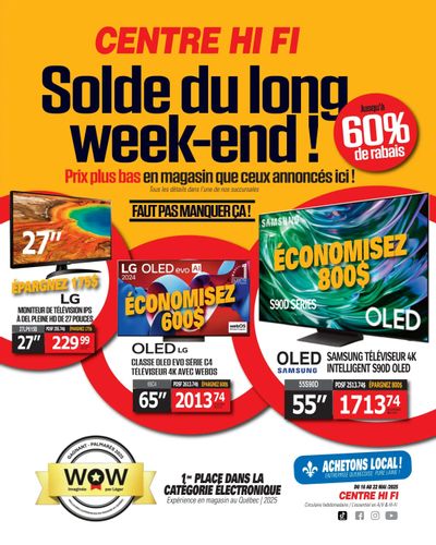 Centre Hi-Fi Flyer May 16 to 22