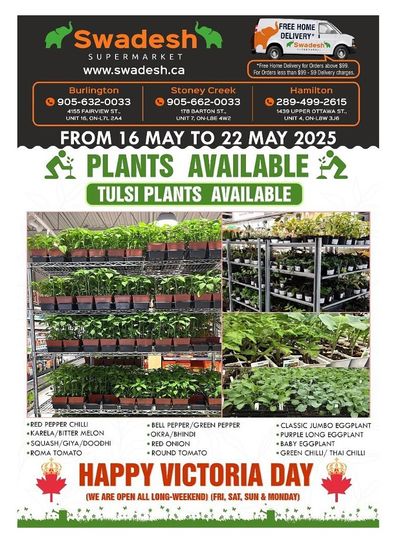 Swadesh Supermarket Flyer May 16 to 22