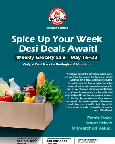 DesiMandi Flyer May 16 to 22
