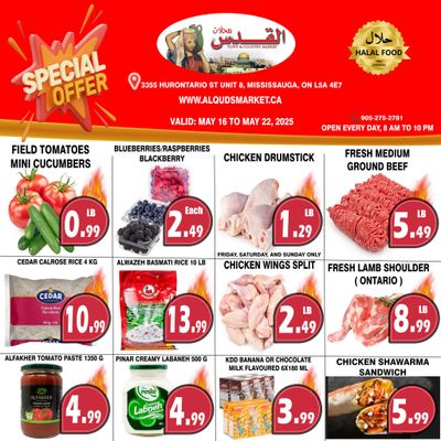 Al-Quds Supermarket Flyer May 16 to 22