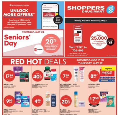 Shoppers Drug Mart Canada: 20x the PC Optimum Points or 25x the Points with PC Financial Card + Two Day Sale