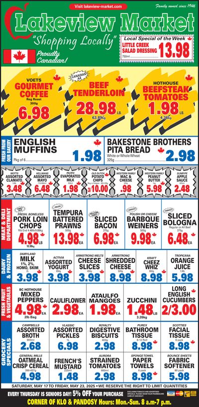 Lakeview Market Flyer May 17 to 23
