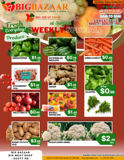 Big Bazaar Canada Flyer May 16 to 21