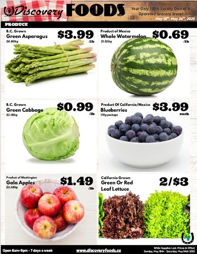 Discovery Foods Flyer May 18 to 24