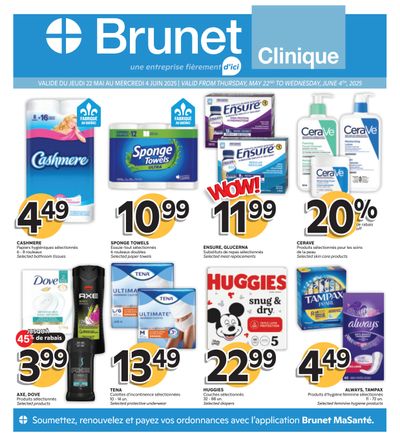 Brunet Clinique Flyer May 22 to June 11