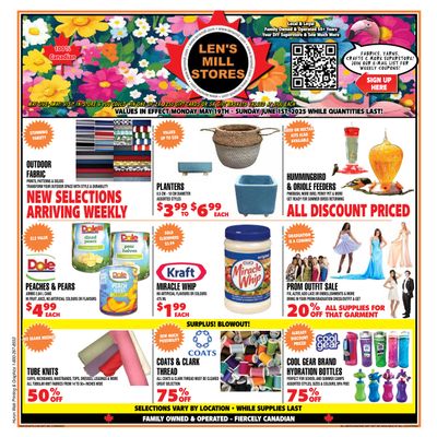 Len's Mill Stores Flyer May 20 to June 1 Len's Mill Stores Flyer May 20 to June 1